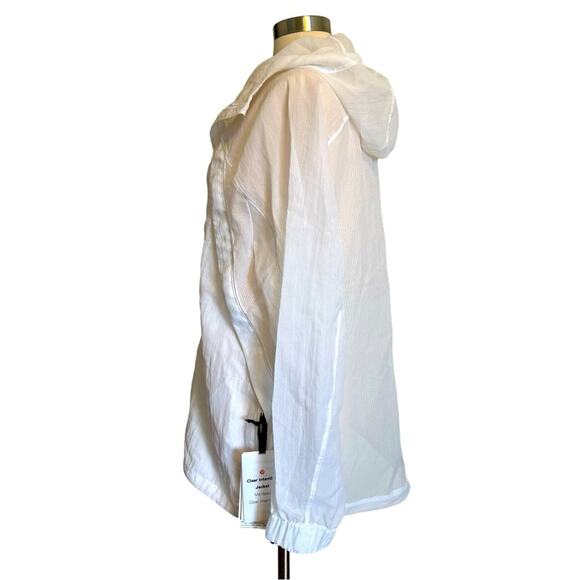 Lululemon Clear Intention Jacket in White NWT Size 10 - Picture 4 of 16